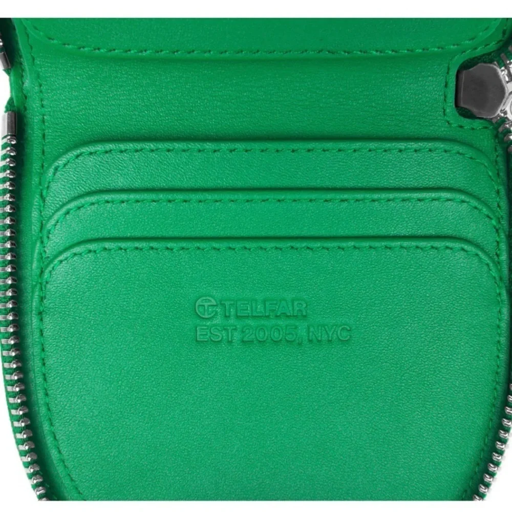 Telfar greenscreen wallet